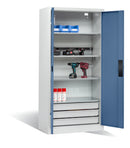 C+P Akkuladeschrank Serie 89, H1950xB930xT500mm