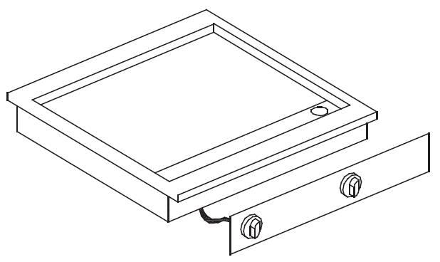 COMBISTEEL ELECTRIC GRILL PLATE SMOOTH 400V 