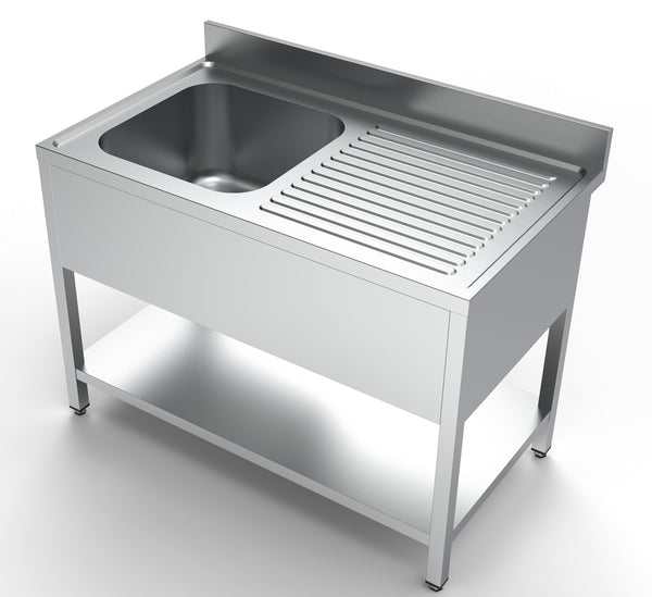 COMBISTEEL 700 SPÜLTISCH GRUNDBODEN 1 LINKS 1200