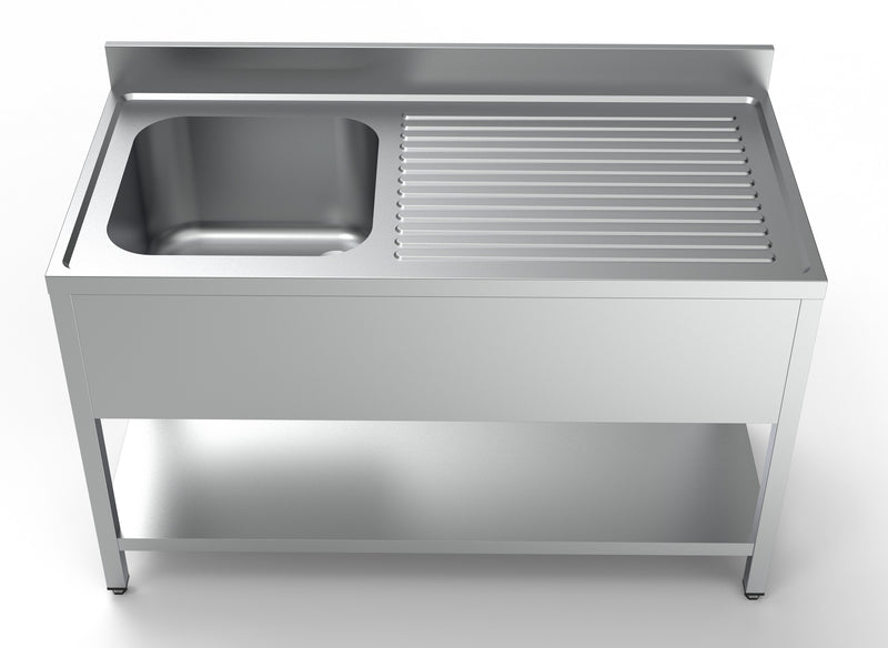 COMBISTEEL 700 SPÜLTISCH GRUNDBODEN 1 LINKS 1400