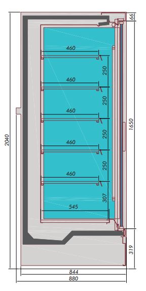 COMBISTEEL WALL COOLING MIKE 2.5 