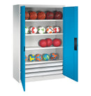 C+P Sportgeräteschrank Sport, 1950x1200x500mm, 7035/5010