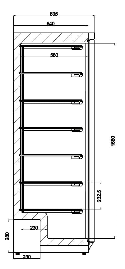 CONGÉLATEUR COMBISTEEL BLANC 1 PORTE