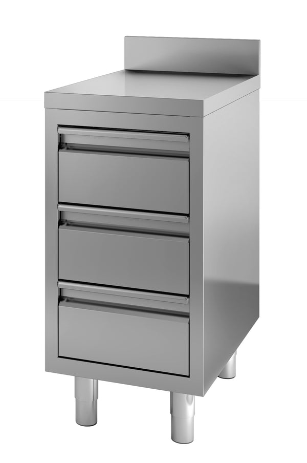 COMBISTEEL 700 WORK TABLE WITH DRAWERS UPSTAND 400 