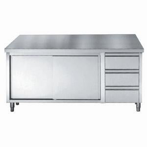 COMBISTEEL 700 WORK TABLE SLIDING DOORS DRAWERS 2000 