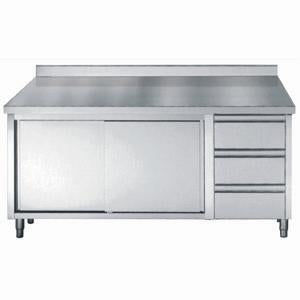COMBISTEEL 700 WORKTABLE SLIDING DOORS DRAWERS UPSTAND 2000 