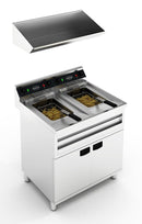 COMBISTEEL ELECTRIC FRYER 2X12L 2X6KW 