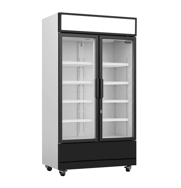 COMBISTEEL REFRIGERATOR 2 GLASS DOORS FCU-750
