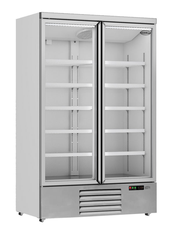COMBISTEEL REFRIGERATOR 2 GLASS DOORS JDE-1000R