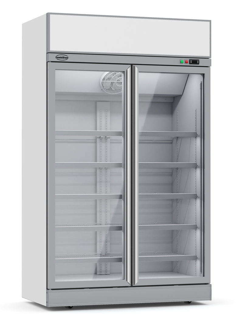 COMBISTEEL FREEZER 2 GLASS DOORS INS-1000F