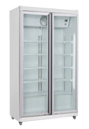 COMBISTEEL KÜHLSCHRANK 2 GLASTÜREN AVL-785R