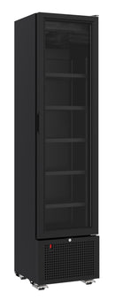 COMBISTEEL REFRIGERATOR 1 GLASS DOOR BLACK 221L 