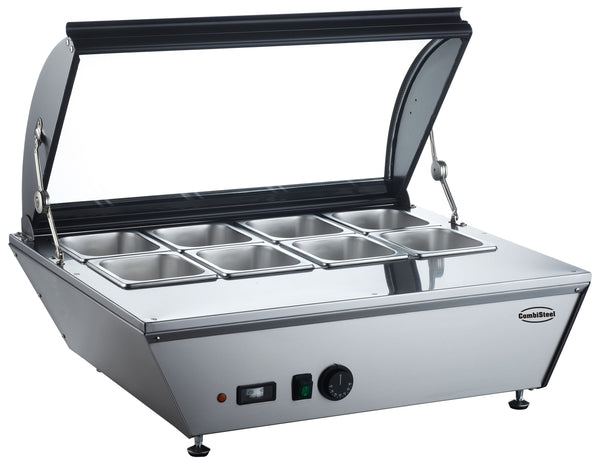 COMBISTEEL HEATING COUNTERTOP DISPLAY CASE 67L 