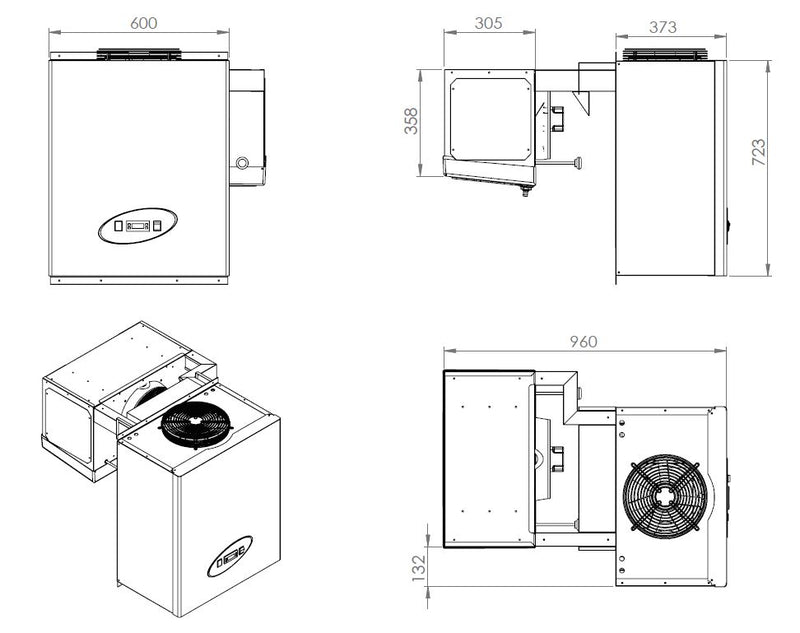 COMBISTEEL KÜHL AGGREGAT HUCKEPACK 9,1-13 M3
