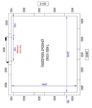 COMBISTEEL COOLING AND FREEZING ROOM 2400X2100X2200