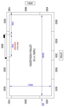 COMBISTEEL COOLING AND FREEZING ROOM 2700X1500X2200