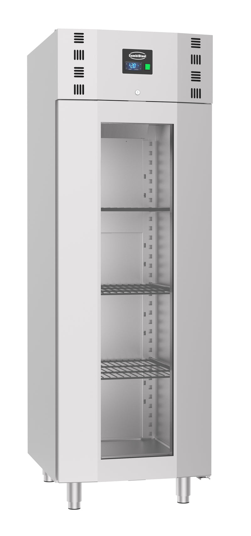 COMBISTEEL FREEZER STAINLESS STEEL GLASS DOOR MONO BLOCK 700 LTR