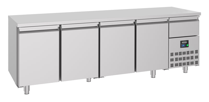 COMPTOIR RÉFRIGÉRÉ COMBISTEEL 700 4 PORTES 
