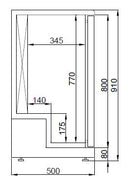 COMBISTEEL DRY AGE CUPBOARD 198L 