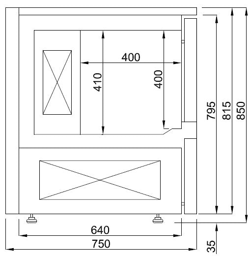 COMBISTEEL SCHNELLKÜHLER 5x 1/1GN