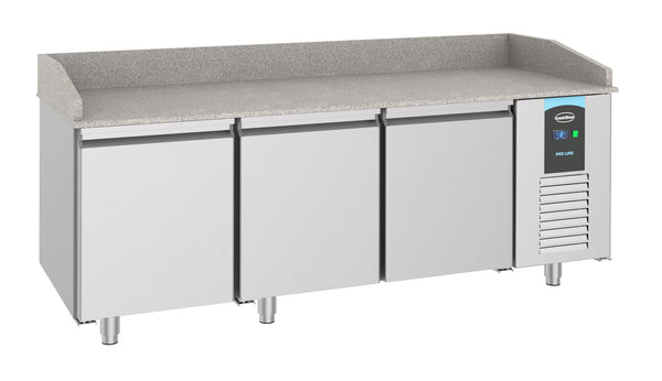 COMBISTEEL PIZZA TABLE WITH 3 DOORS