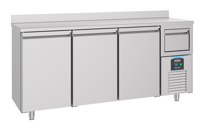 COMBISTEEL 600 REFRIGERATED COUNTER 3 DOORS WITH COFFEE DRAWER 