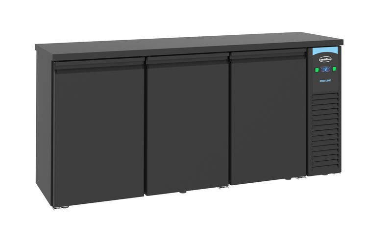 COMBISTEEL BAR COOLER BLACK 3 DOORS 