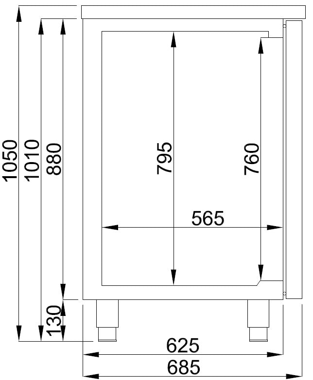 COMBISTEEL BEER COUNTER 3 DOORS 2R 