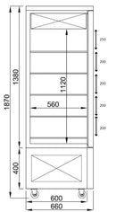 COMBISTEEL GEKÜHLTES GEBÄCKVITRINE
