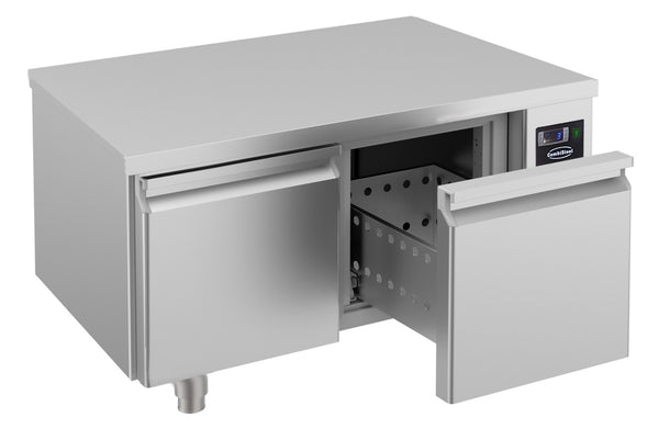 COMBISTEEL REFRIGERATED COUNTER 650 HIGH 2 DRAWERS 