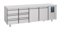 COMBISTEEL 700 REFRIGERATED COUNTER 2 DOORS 6 DRAWERS ENERGY LINE 
