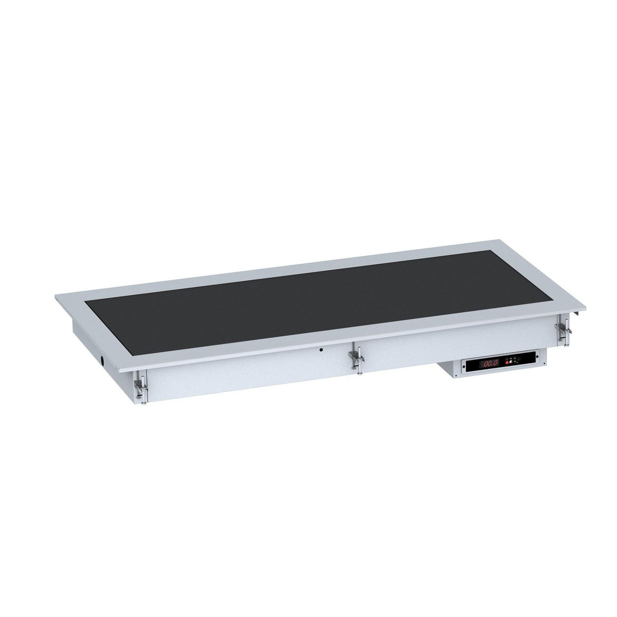 COMBISTEEL BUILT-IN CERAMIC HEATING PLATE 2/1 - BLACK 