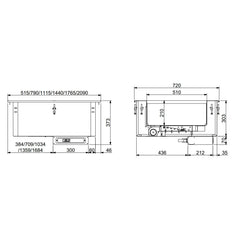 COMBISTEEL BUILT-IN BAIN-MARIE HOT AIR 3/1  – Vorschau 2