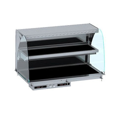 COMBISTEEL BUILT-IN WALL MODEL HEATING DISPLAY CASE CERAMIC ROUND - BLACK 4/1  – Vorschau 1