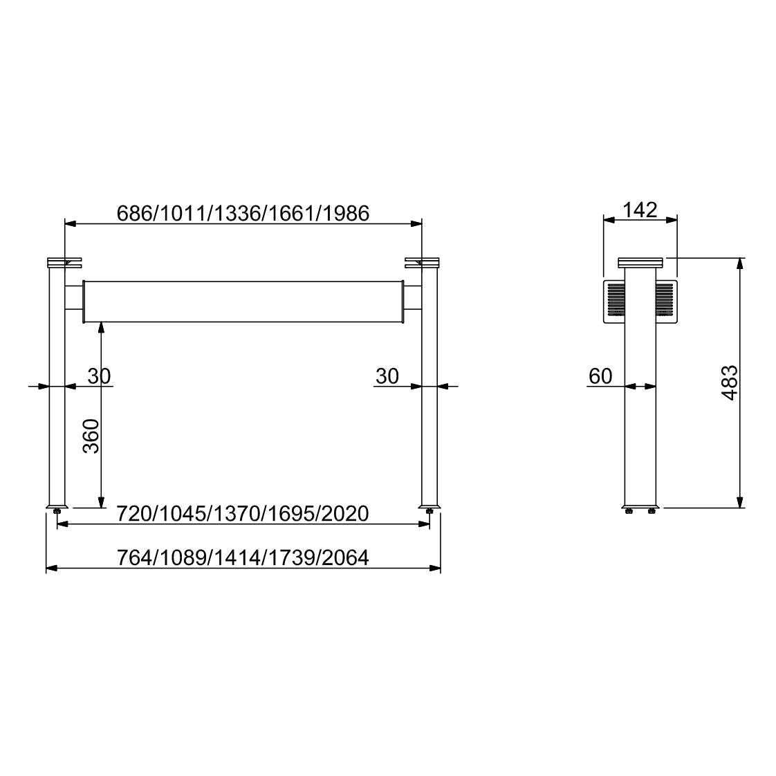 COMBISTEEL BELEUCHTUNGSELEMENT 2/1