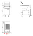 FRITEUSE ELECTRIQUE COMBISTEEL 2X 12.5L