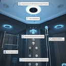 Tronitechnik steam shower whirlpool CHIOS 135x135