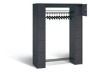 C+P Offene Garderobe, H1950xB1410xT480mm