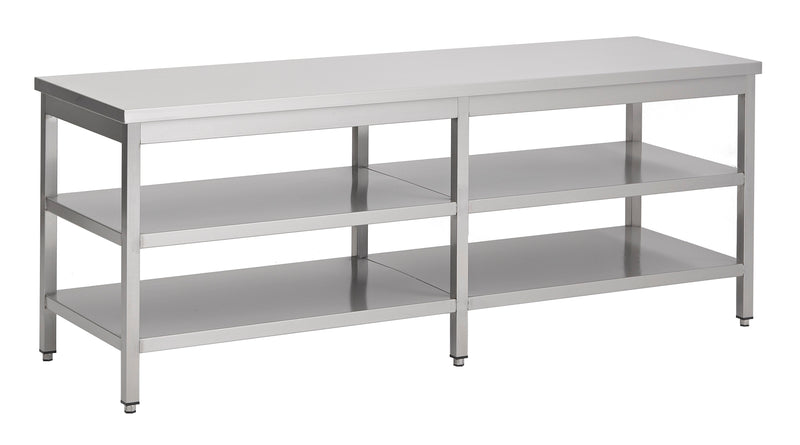 COMBISTEEL 600 WORK TABLE 2 SHELVES 2600 