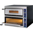 Stalgast GGF Pizzaofen E-Start Line mit zwei Kammern für 8 Pizzen à 320 mm, 8,4 kW, 900x785x750 mm (BxTxH)