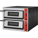 Stalgast GGF Pizzaofen mit zwei Kammern für 12 Pizzen à 300 mm, 14,4 kW, 900 x 1020 x 750 mm (BxTxH)
