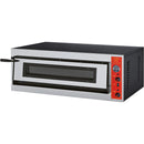 Stalgast GGF pizza oven with one chamber for 6 pizzas at 300 mm, 6.4 kW, 1150 x 735 x 420 mm (W x D x H)