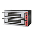 Stalgast GGF Pizzaofen mit zwei Kammern für 12 Pizzen à 360 mm, 18 kW, 1370 x 850 x 750 mm (BxTxH)