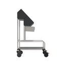 Rieber tray and cutlery set, 2 pieces + napkin holder.