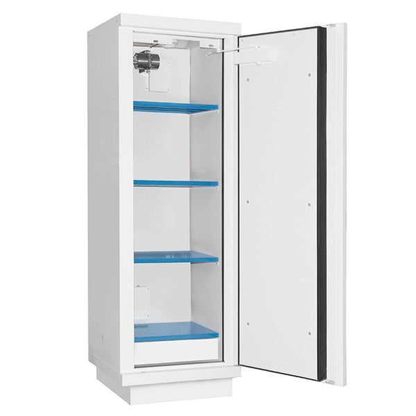 Ecosafe Sicherheitsschrank 90 Min Lithium Batterien Höhe 1 Tür Mit 1 Feuerlöscher Ex100li + 4 Einlegeböden E48li