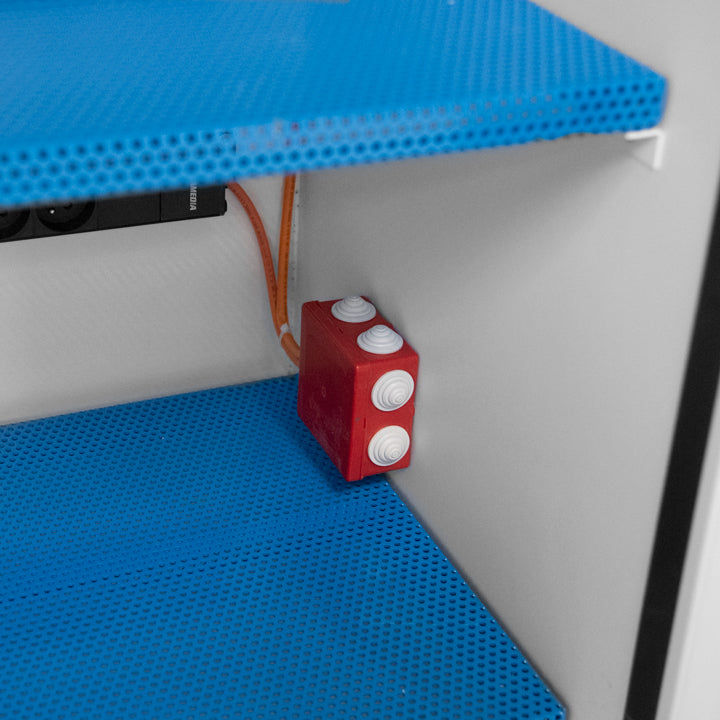 Armadio di sicurezza Ecosafe 90 minuti per batterie al litio alto 2 ante + Vig290 + 4 E35li