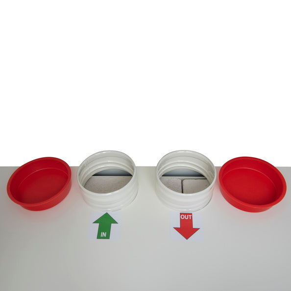 Ecosafe 2-türiger Sicherheitshochschrank Typ 90 - 2 Fächer