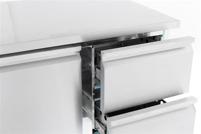 COMBISTEEL REFRIGERATED COUNTER 1 DOOR/2 DRAWERS 