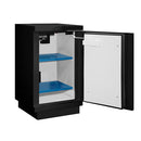 Ecosafe Safety Cabinet 90 Min Lithium Batteries Counter 1 Door With 1 Fire Extinguisher Ex100li + 2 Shelves E48li