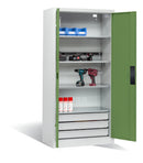C+P Akkuladeschrank Serie 89, H1950xB930xT500mm